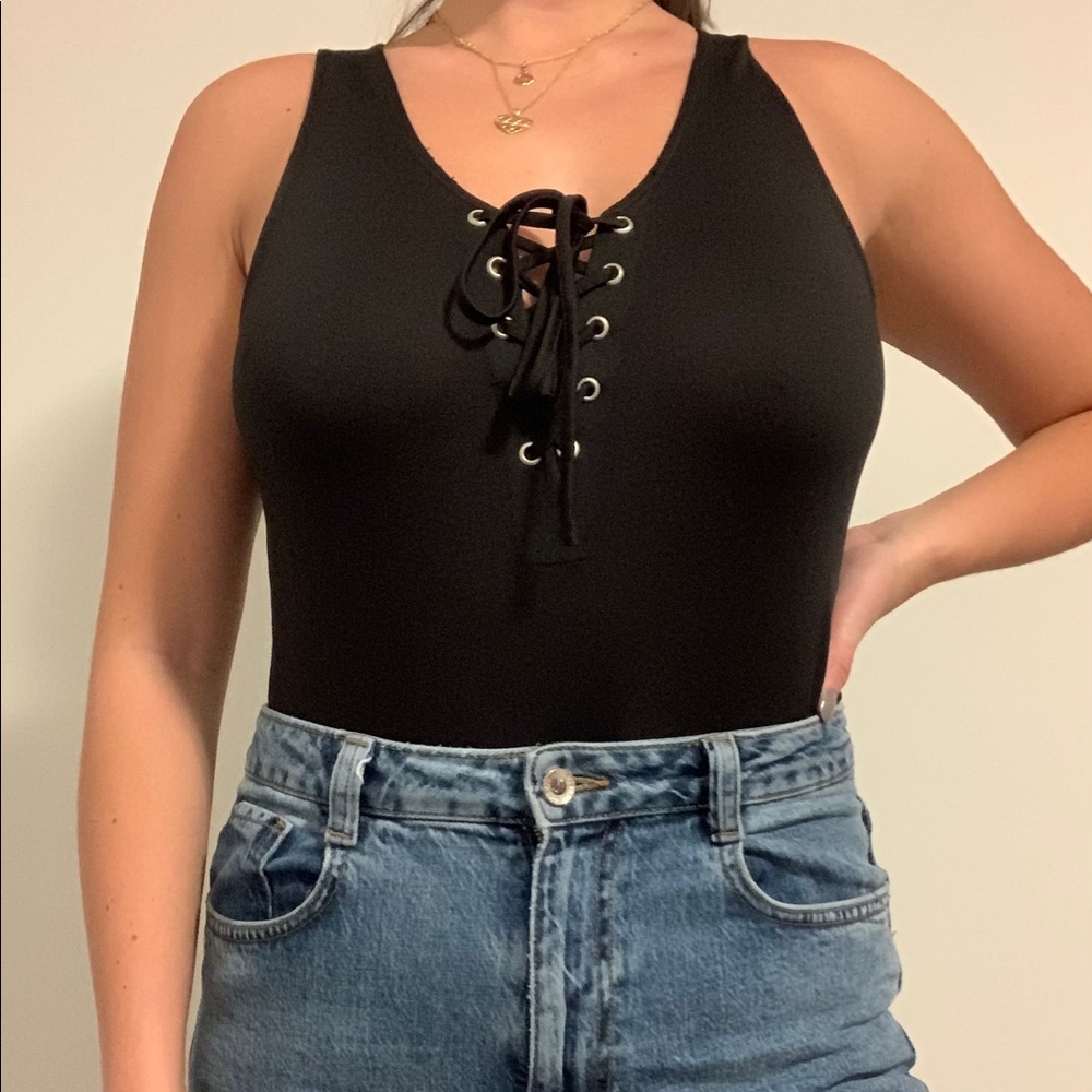 Forever 21 Black Bodysuit